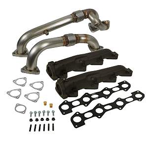 BD 1041484 Exhaust manifold and up-pipe kit Ford 6.4 Powerstroke
