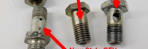 VE pump overflow (OFV) valve ID