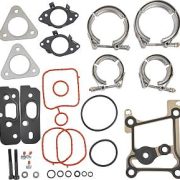 Turbo mount kit fits external oil feed turbos on 2011 - 2016 Ford Powerstroke