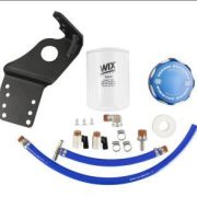 Sinnister Coolant Filter Kit for 2013 to 2018 6.7 L Cummins Features: Crafted with precision to fit the 2013-2018 Dodge Cummins 6.7L models, offering maximum performance and protection Comes equipped with a high-quality filter designed to trap contaminants effectively Provides an additional layer of protection to the engine, safeguarding critical components from corrosion and wear. Built with high-quality robust materials such as 6061 Billet Aluminum to withstand the tough environment of the engine bay, ensuring longevity and reliability Designed for a hassle-free installation process, allowing users to integrate the system without the need for specialized tools and extensive modifications. Optimizes the coolant flow through the engine, ensuring better coolant efficiency and preventing overheating issues. 1-Year Warranty Benefits: By filtering out contaminants, the system helps in extending the life of the engine and its components Protects the cooling system from potential damage, reducing the likelihood of costly repairs Maintains optimal engine temperature, ensuring the vehicle operates at peak performance levels Offers assurance, knowing that your engine's cooling system is well-protected against wear and damage Includes: WIX Coolant Filter Filter Block Mounting Bracket Silicone Hoses Installation Hardware